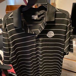 Detroit Pistons Ping Men’s Medium Black Polo